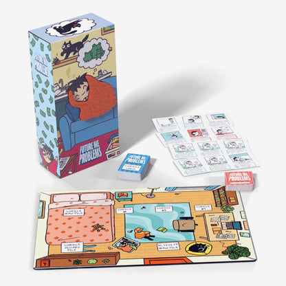 Future Me Problems Card Game - Trò Chơi Thẻ Bài Trì Hoãn - Mattel - Hình ảnh chi tiết 2