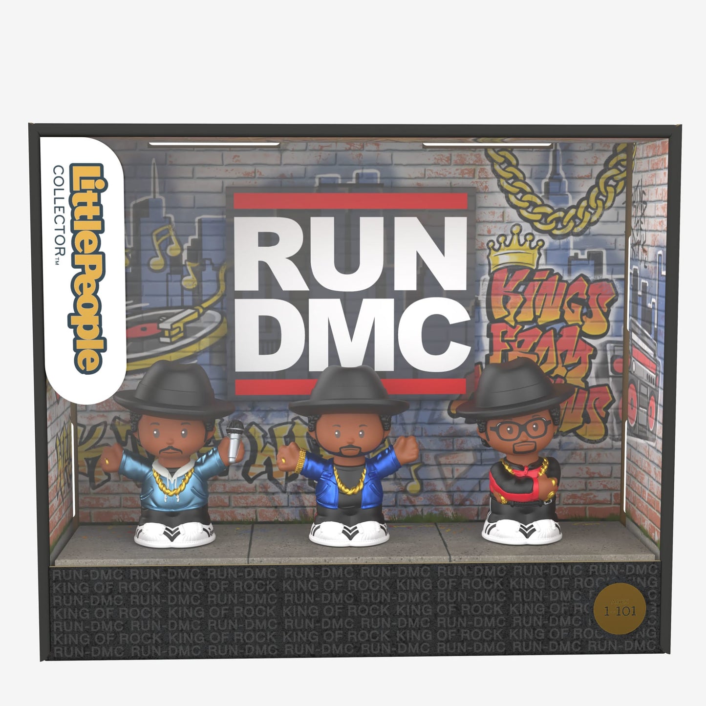 Little People Collector Run DMC Figures - Bộ 3 Mô Hình Hip Hop Sưu Tập - Fisher-Price Mattel Mattel Creations - ảnh 1 - Colle