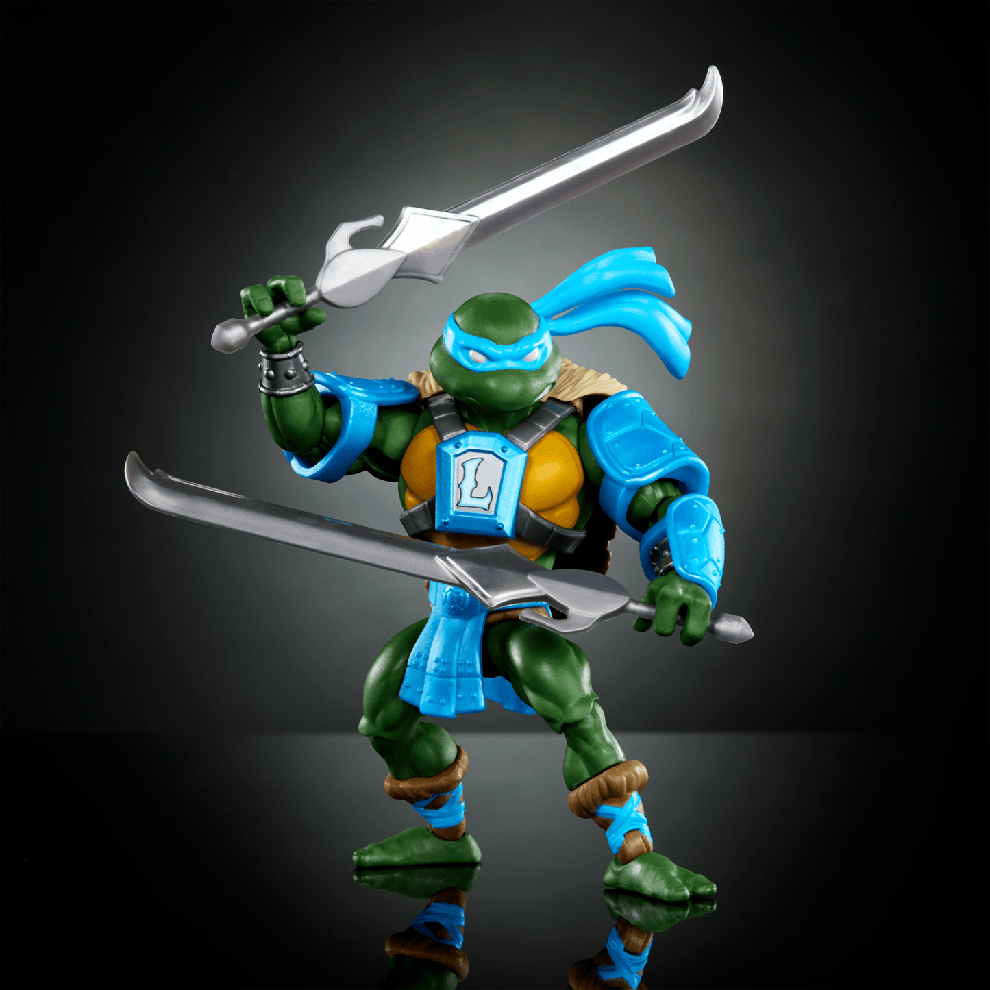 Masters of the Universe Origins Turtles of Grayskull Leonardo Action Figure - Mô Hình Leonardo Chính Hãng Mattel - Hình ảnh bổ sung 4