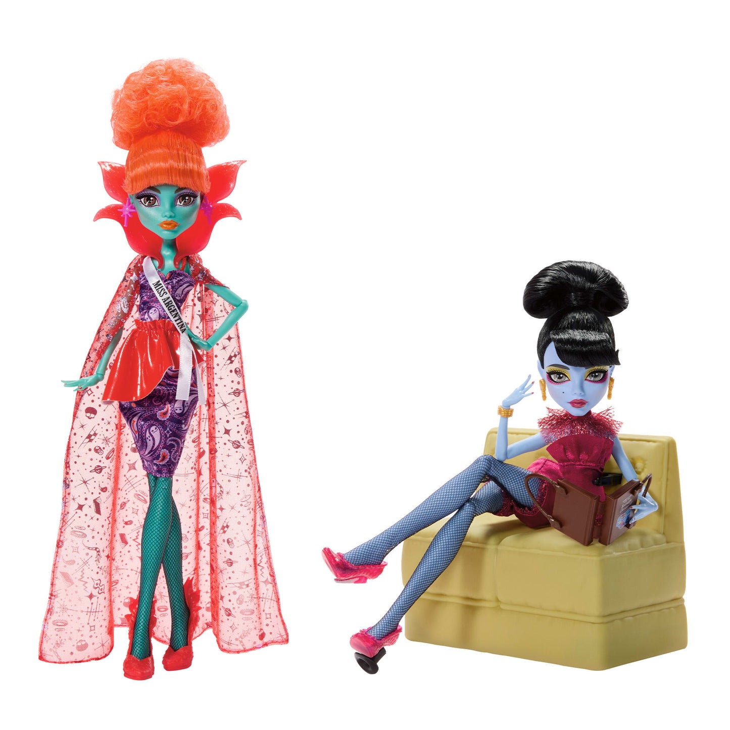 Monster High® Skullector™ Beetlejuice Afterlife Waiting Room Doll 2-Pack