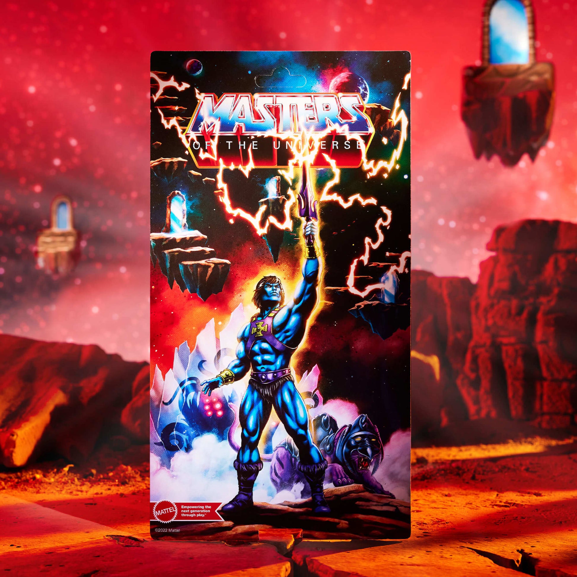 Masters of the Universe Origins He-Skeletor Figure - Mô hình hành động cao cấp Mattel - Hình ảnh bổ sung 9