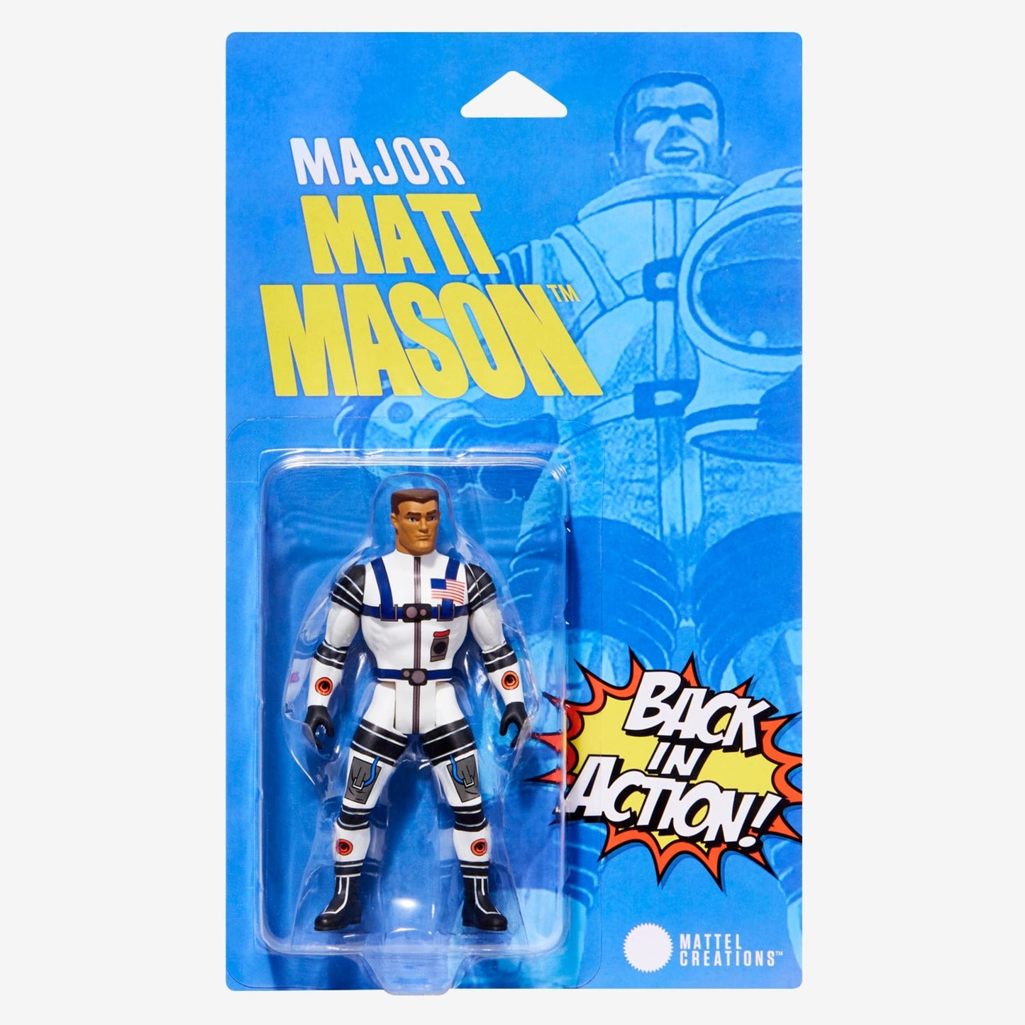 Back in Action! Major Matt Mason Big Jim & Pulsar Figures - Bộ 3 Mô Hình Hành Động Retro Mattel Creations
