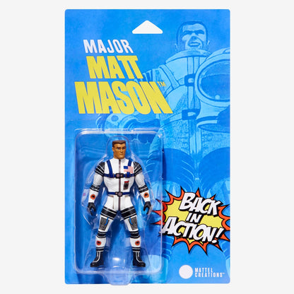 Back in Action! Major Matt Mason Big Jim & Pulsar Figures - Bộ 3 Mô Hình Hành Động Retro Mattel Creations