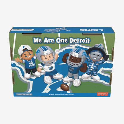Little People Collector x NFL Detroit Lions Set - Bộ Mô Hình Đồ Chơi NFL Mattel