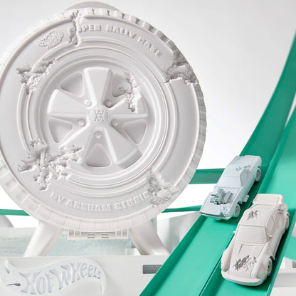 Hot Wheels x Daniel Arsham Eroded Porsche 930 and Rally Case - Xe Mô Hình Porsche Nghệ Thuật Cao Cấp Mattel