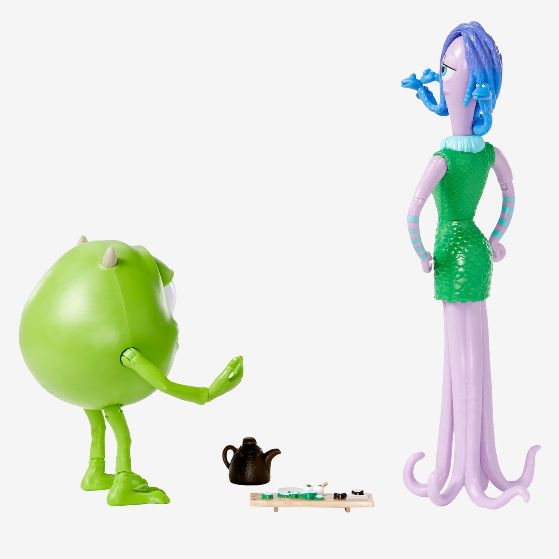 Pixar Featured Favorites Celia & Mike Monsters Inc Figures - Bộ Mô Hình Nhân Vật Sưu Tầm Mattel HDW74 - Góc nhìn khác 3