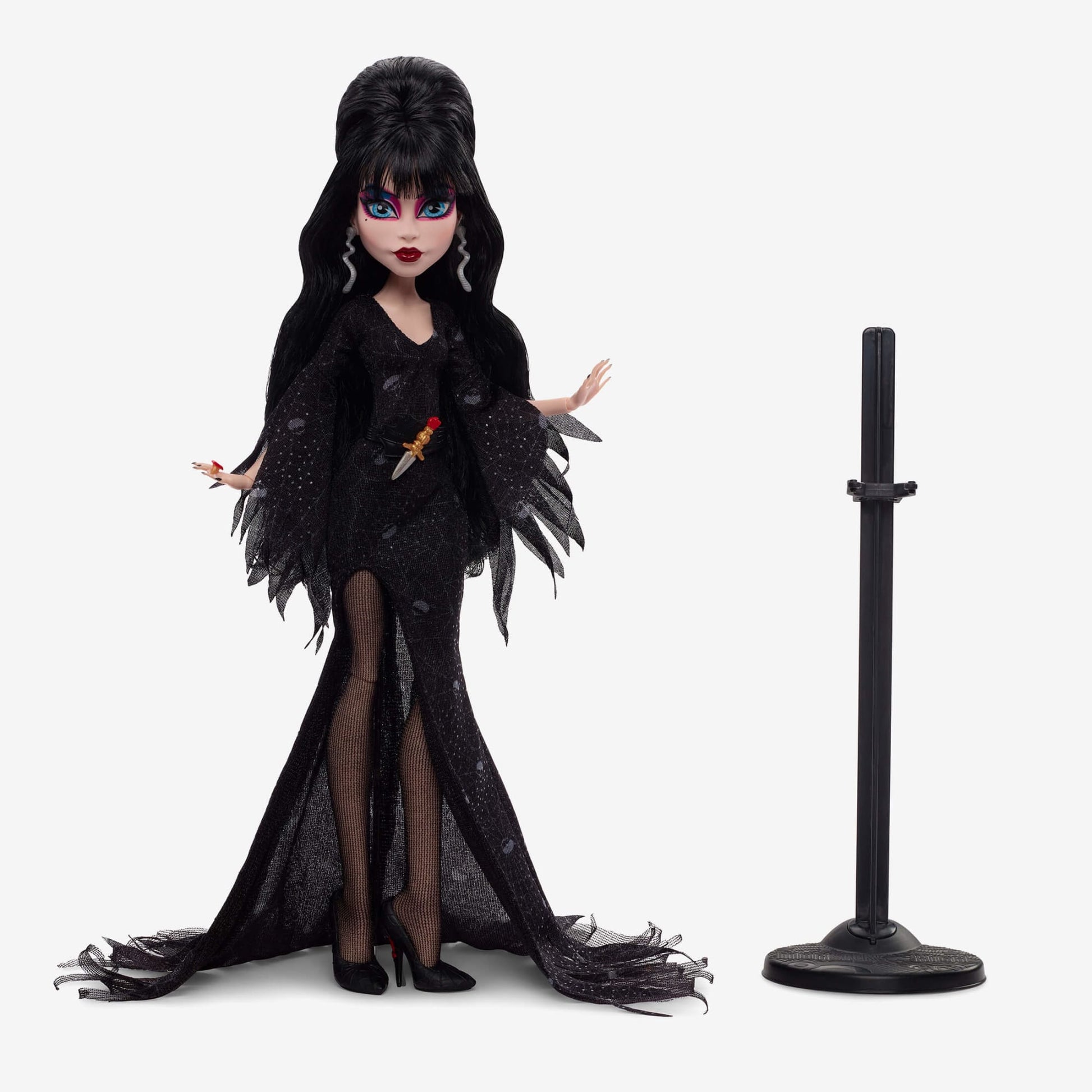 Monster High Skullector Elvira Doll - Búp Bê Sưu Tầm Cao Cấp - Mattel HLP89 - Hình ảnh bổ sung 6