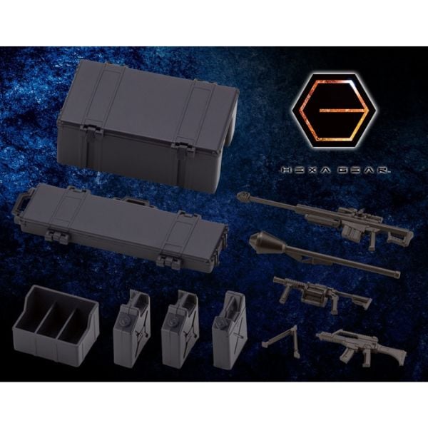 Hexa Gear Army Container Set Night Stalkers Ver - Mô hình chính hãng Kotobukiya