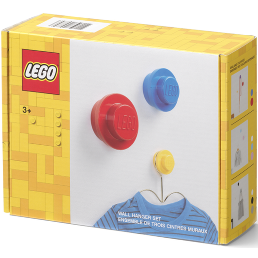 LEGO Wall Hanger Set of 3 - Multi - Bộ 3 Móc Treo Tường Hình Gạch LEGO 40161732 - Hình ảnh sản phẩm