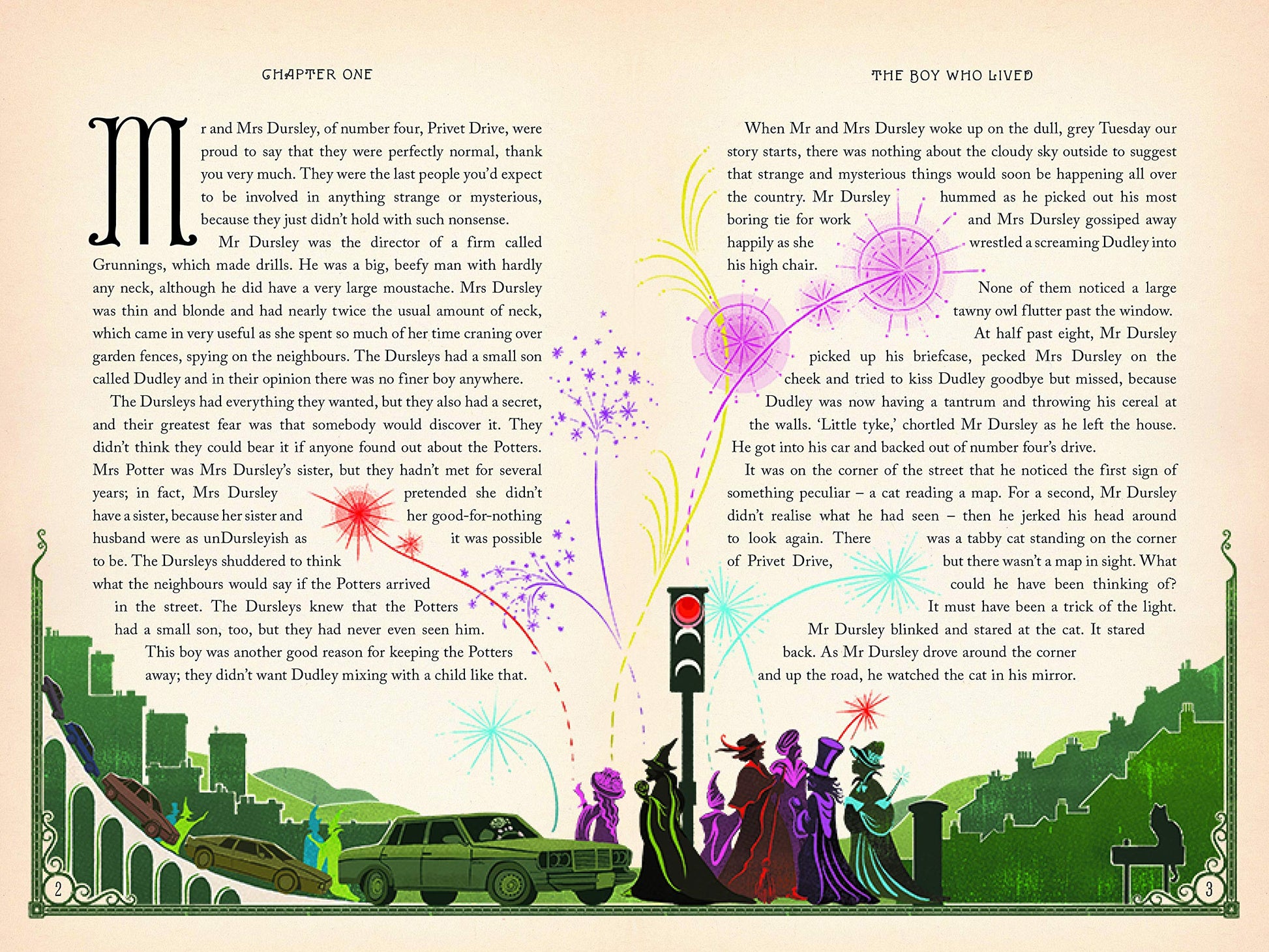 Harry Potter And The Philosopher's Stone: Minalima Edition - Sách Ngoại Văn Bìa Cứng - Bloomsbury - Góc nhìn khác 3