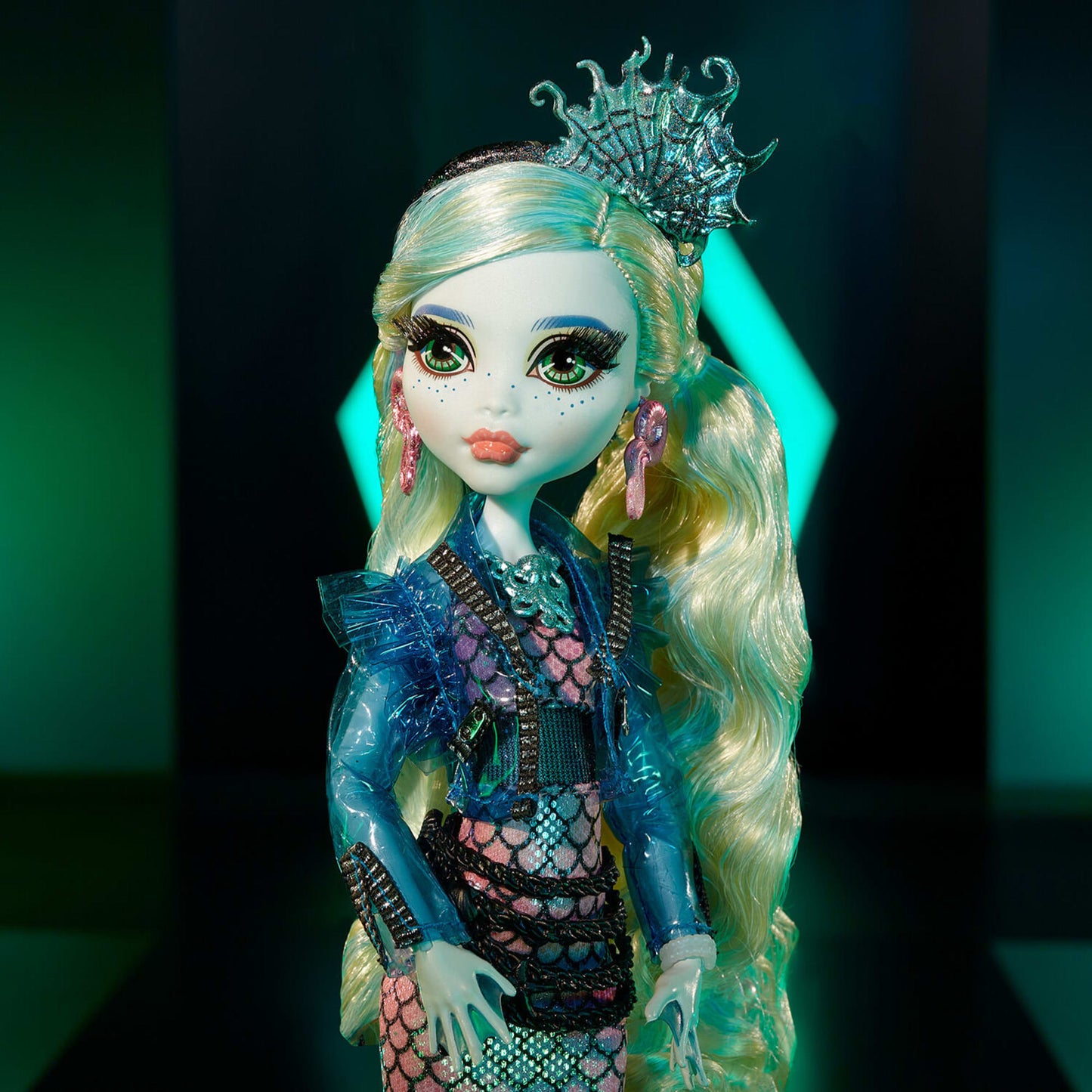 Monster High Haunt Couture Lagoona Blue Doll - Búp Bê Sưu Tầm Cao Cấp Mattel HGY91 - Hình ảnh bổ sung 4