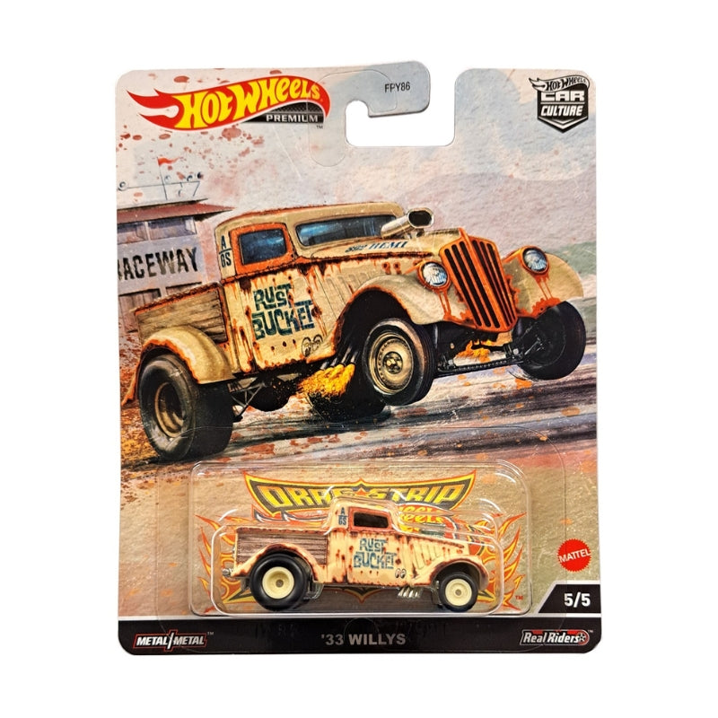 33 Willy's Gasser Pick Up - Mô hình xe sắt Die-cast - Hot Wheels FPY86