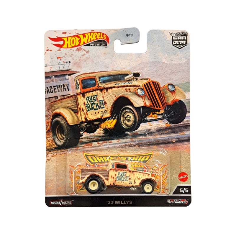 33 Willy's Gasser Pick Up - Mô hình xe sắt Die-cast - Hot Wheels FPY86