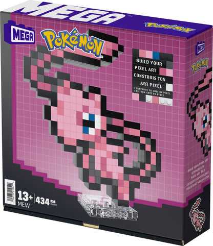 MEGA Pokémon Mew Building Set - Bộ Đồ Chơi Lắp Ráp Mô Hình Pixel Art - MEGA HWR80