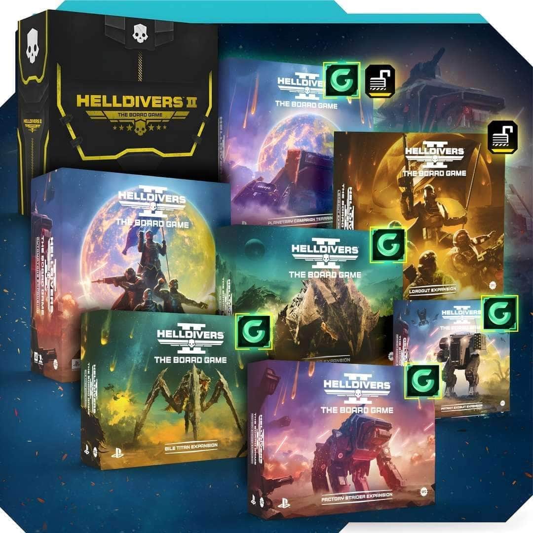 Helldivers 2: The Board Game Hell Commander Pledge (Kickstarter Pre-Order Special)