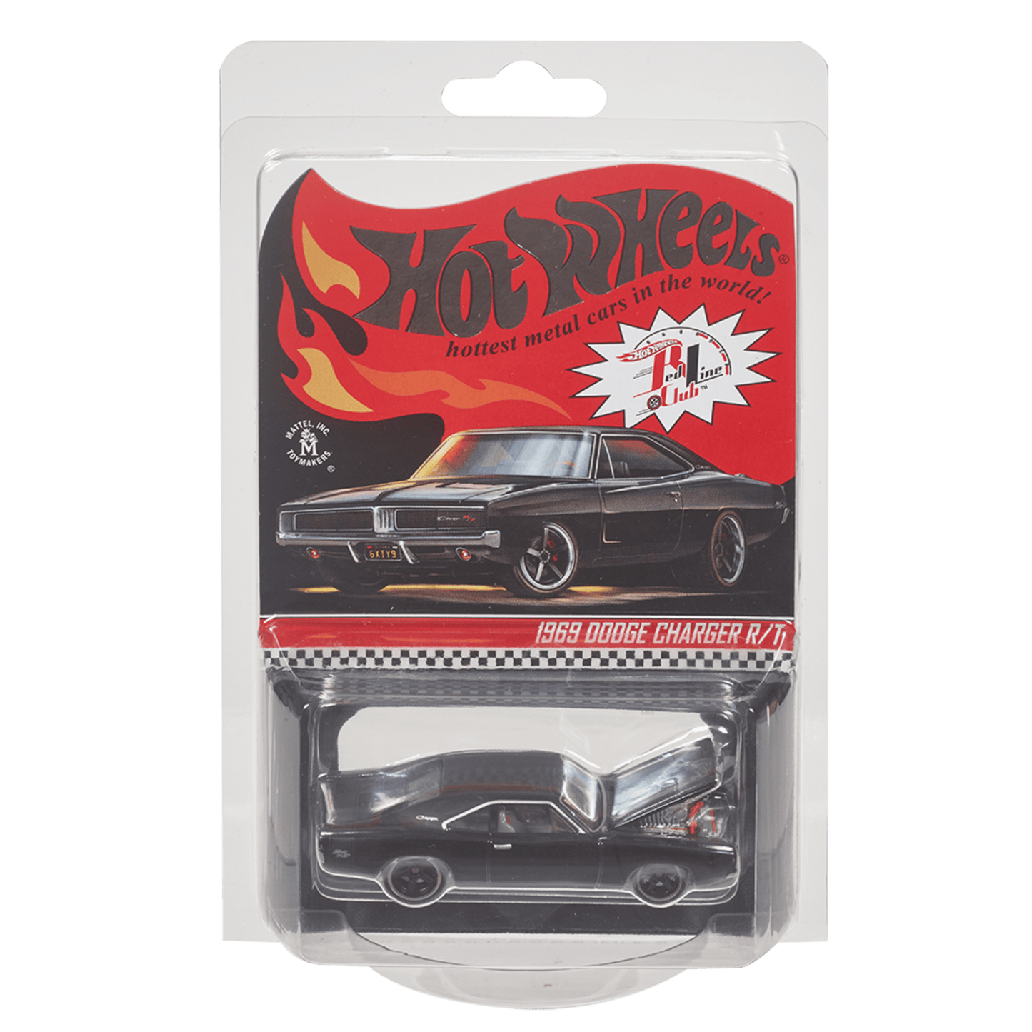 RLC Exclusive 1969 Dodge Charger R/T Mô hình xe cơ bắp Mỹ tỉ lệ 1:64 Hot Wheels Red Line Club - Hình ảnh chi tiết 2