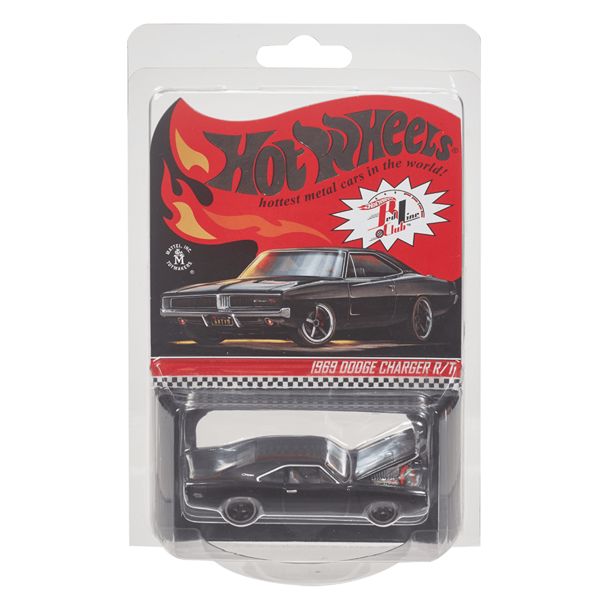 RLC Exclusive 1969 Dodge Charger R/T Mô hình xe cơ bắp Mỹ tỉ lệ 1:64 Hot Wheels Red Line Club - Hình ảnh chi tiết 2