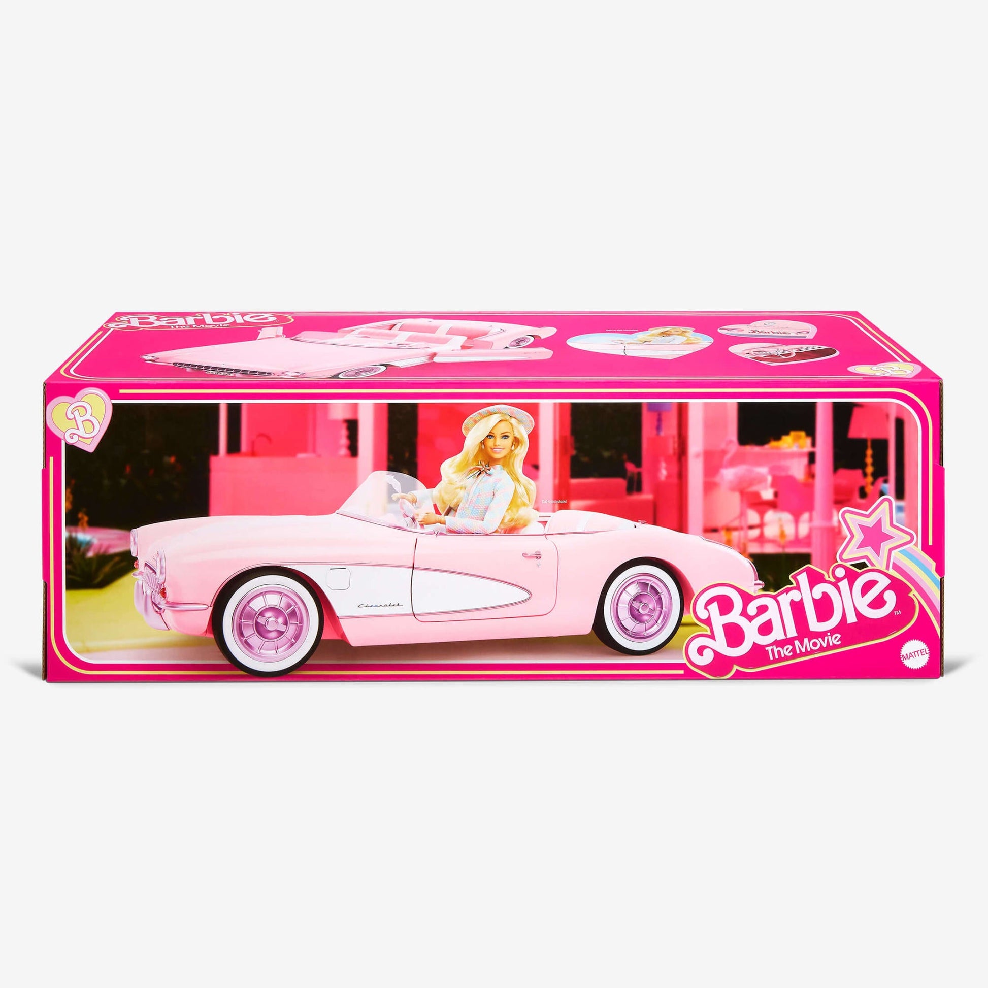 Barbie The Movie Pink Corvette Convertible - Xe Mui Trần Sưu Tầm Mattel Barbie Signature - ảnh 2 - Xe đồ chơi sưu tầm
