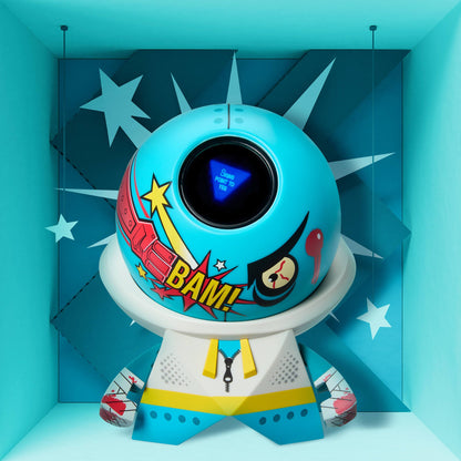 Blue Rock ‘Em Sock ‘Em Robots x FIGURE8 Collectible Figure - Mô hình sưu tầm Mattel Creations - Hình ảnh sản phẩm