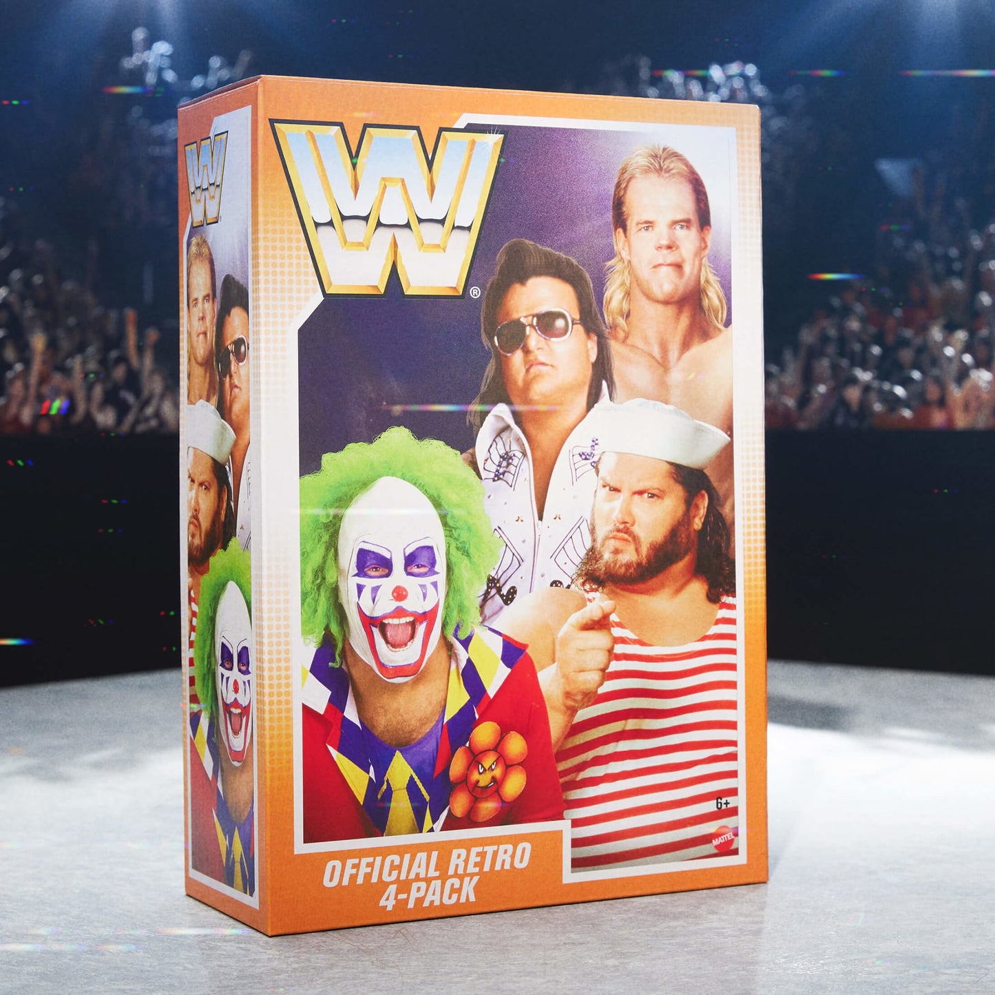 WWE Retro Action Figure 4-Pack Bundle - Bộ 4 Mô Hình Đồ Chơi Sưu Tầm - Mattel Creations WWE - ảnh 2 - Action Figures