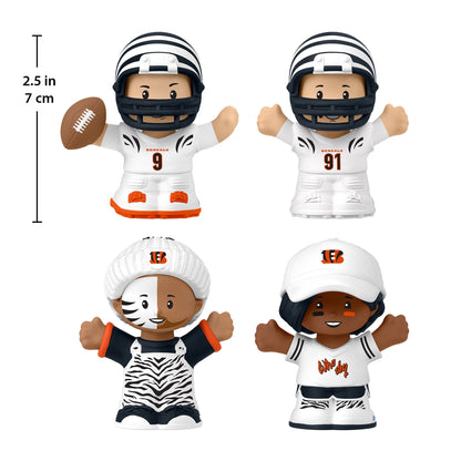 Little People Collector Cincinnati Bengals Alternate Jersey Figure Set - Bộ Mô Hình Cầu Thủ NFL Sưu Tầm Mattel - Hình ảnh bổ sung 9