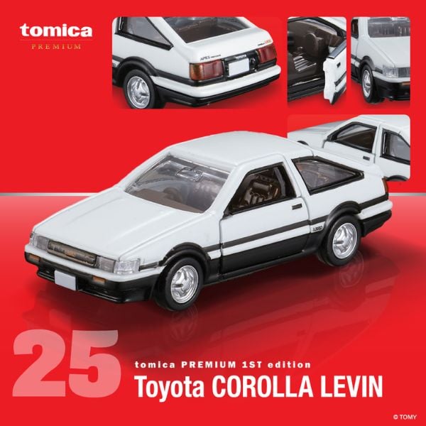 Tomica Premium No. 25 Toyota Corolla Levin Special First Edition