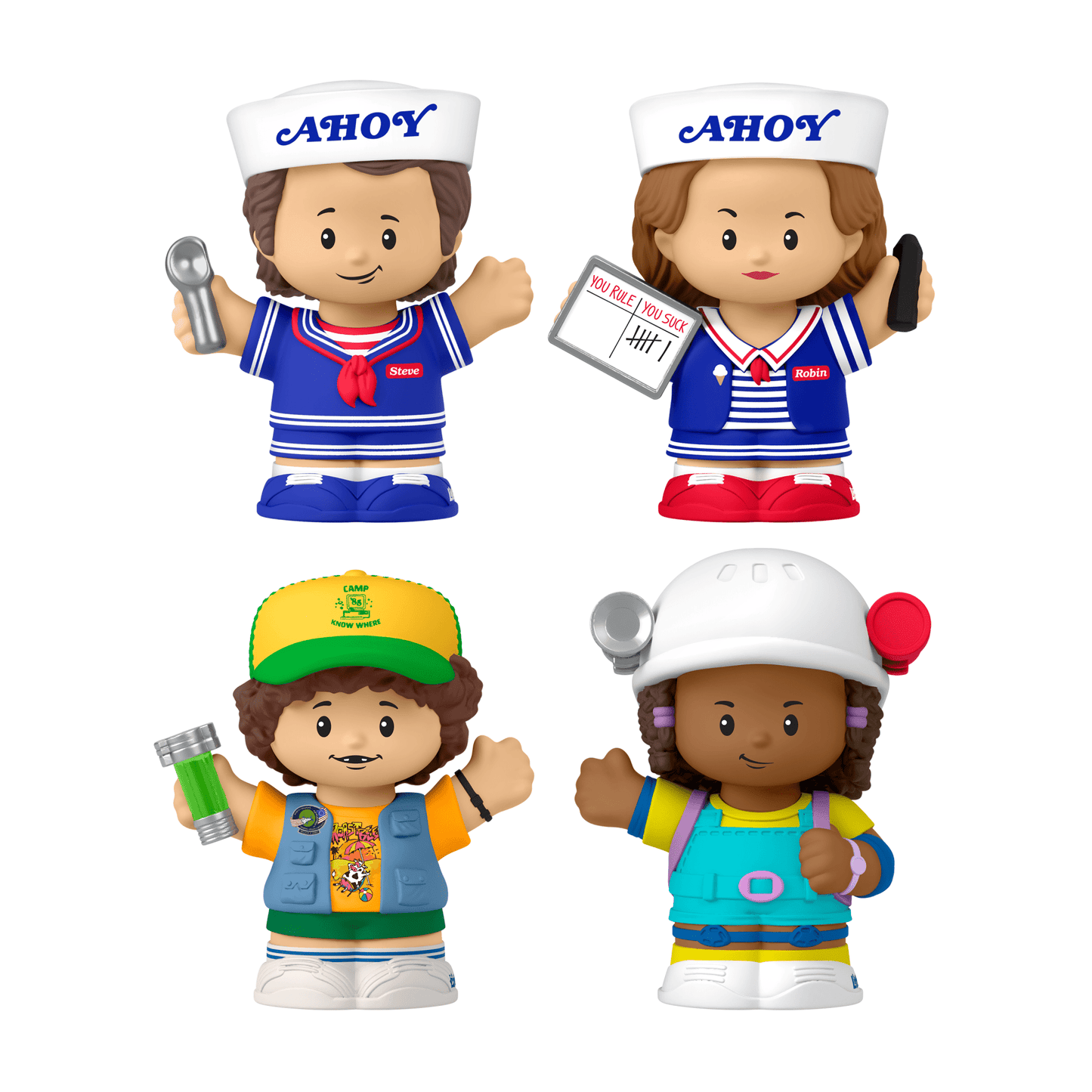 Little People Collector Stranger Things: Scoops Troop Special Edition Set - Bộ Mô Hình Nhân Vật Sưu Tầm Mattel - Hình ảnh chi tiết 2