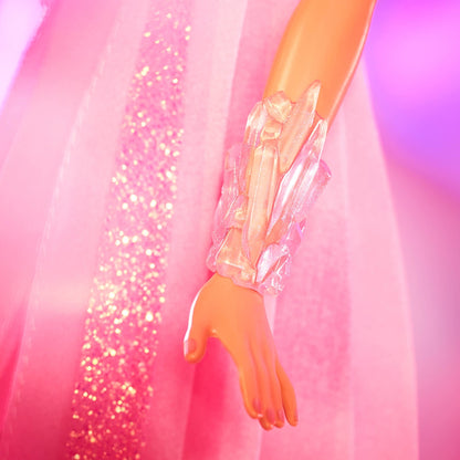Barbie Crystal Fantasy Collection Rose Quartz Doll - Búp Bê Sưu Tầm Cao Cấp Barbie Signature HCB95 - Hình ảnh bổ sung 4
