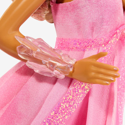 Barbie Crystal Fantasy Collection Rose Quartz Doll - Búp Bê Sưu Tầm Cao Cấp Barbie Signature HCB95 Barbie Signature - ảnh 3 -