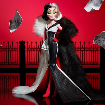 Disney Darkness Descends Cruella De Vil Doll - Búp Bê Phản Diện Sưu Tầm Cao Cấp - Mattel HWP46 - Góc nhìn khác 3