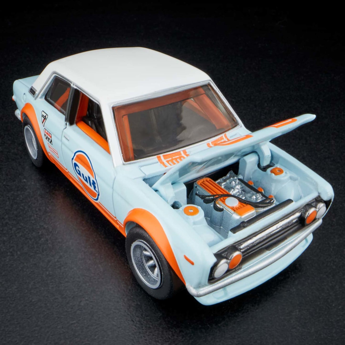 RLC Exclusive Datsun 150 Mô Hình Xe Đua Gulf Hot Wheels Cao Cấp - Hình ảnh bổ sung 7