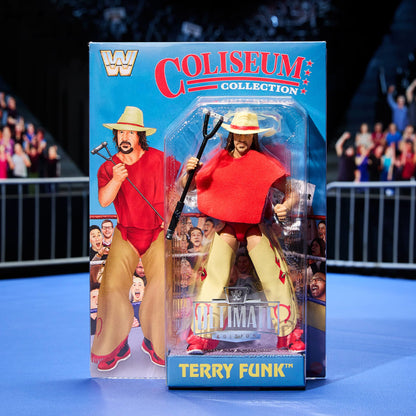 WWE Coliseum Collection Hulk Hogan & Terry Funk Ultimate Edition Figures - Bộ 2 Mô Hình Đô Vật Mỹ Cao Cấp Mattel Mattel - ảnh