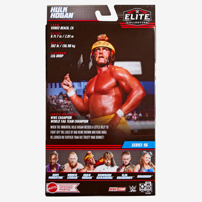 WWE Hulk Hogan Elite Collection Action Figure - Mô Hình Hành Động Siêu Sao - Mattel HDF43 - Hình ảnh bổ sung 6