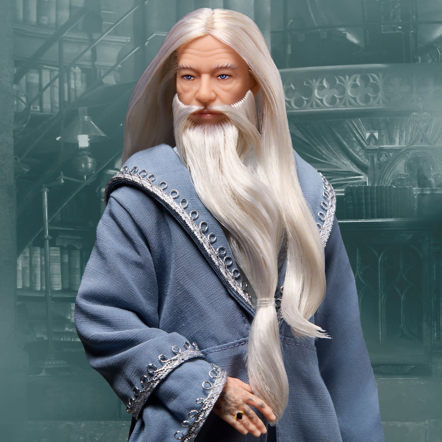 Harry Potter Design Collection – Albus Dumbledore Doll - Búp bê Sưu tầm Cao cấp - Mattel Creations HND83 - Hình ảnh bổ sung 4