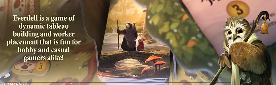 Everdell 3rd Edition Standard - Board Game Chiến Thuật Xây Dựng Thành Phố - Starling Games Board Game VN - ảnh 2 - Board Game