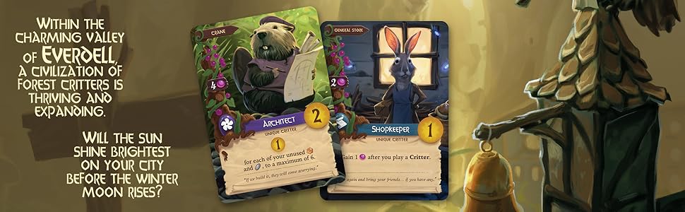 Everdell 3rd Edition Standard - Board Game Chiến Thuật Xây Dựng Thành Phố - Starling Games Board Game VN - ảnh 3 - Board Game