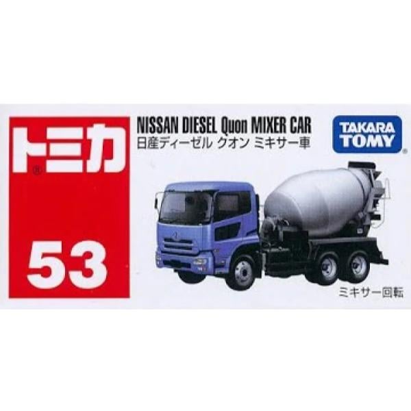 Tomica No. 53 Nissan Diesel Quon Mixer Car