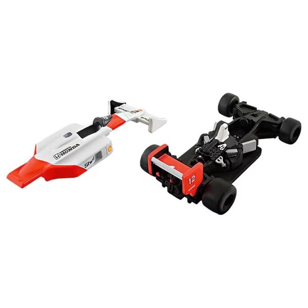 Tomica Premium Racing No. 12 McLaren Honda MP4/4 Ayrton Senna