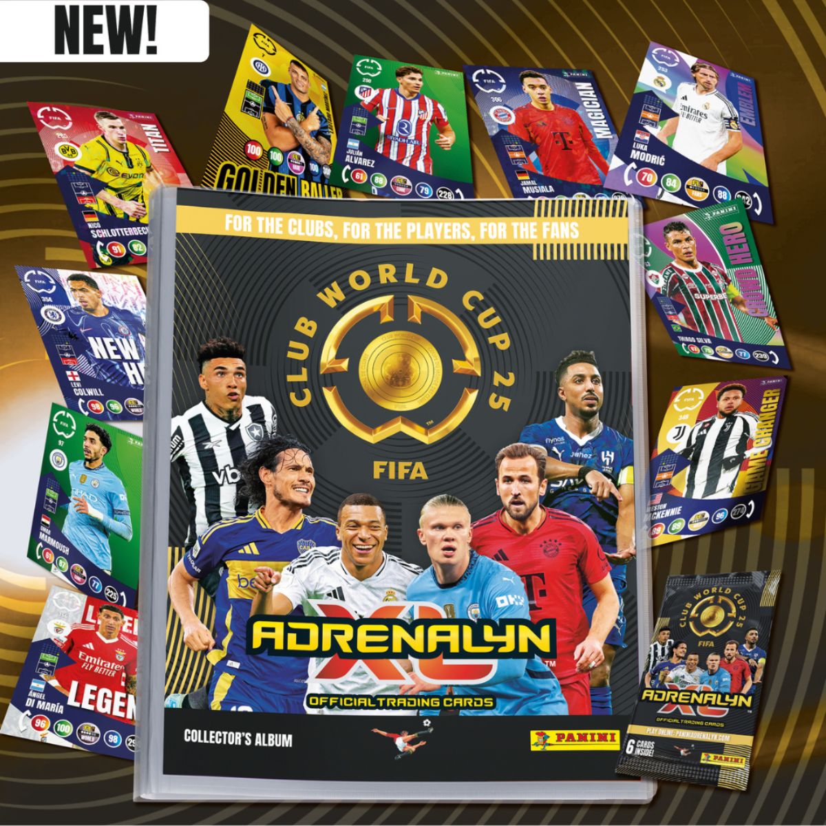FIFA Club World Cup 2025 Photo Card Box - Hộp thẻ hình bóng đá - PANINI - Hình ảnh sản phẩm
