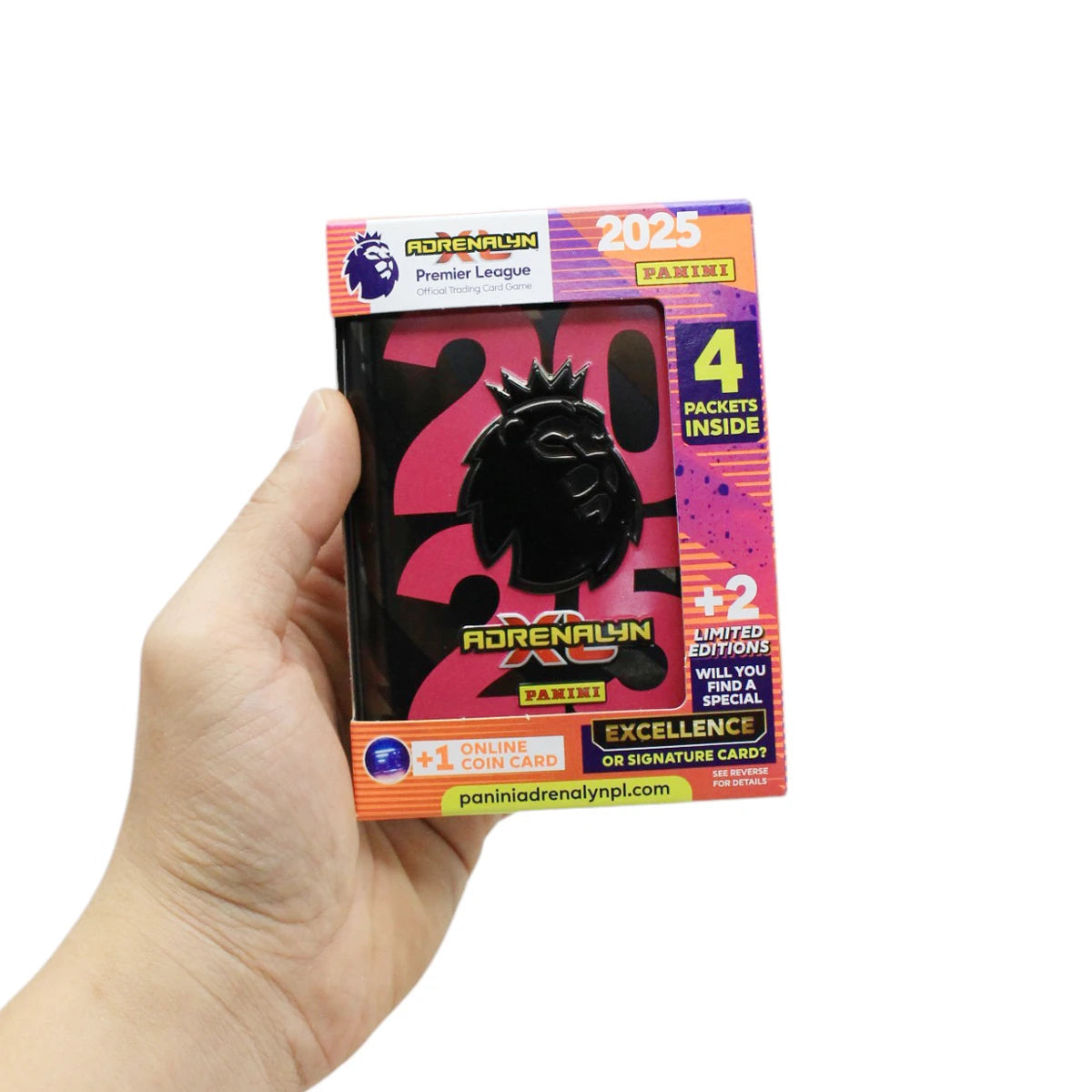 Premier League Adrenalyn 2025 Card Box - Hộp thẻ sưu tập bóng đá Ngoại hạng Anh - Panini