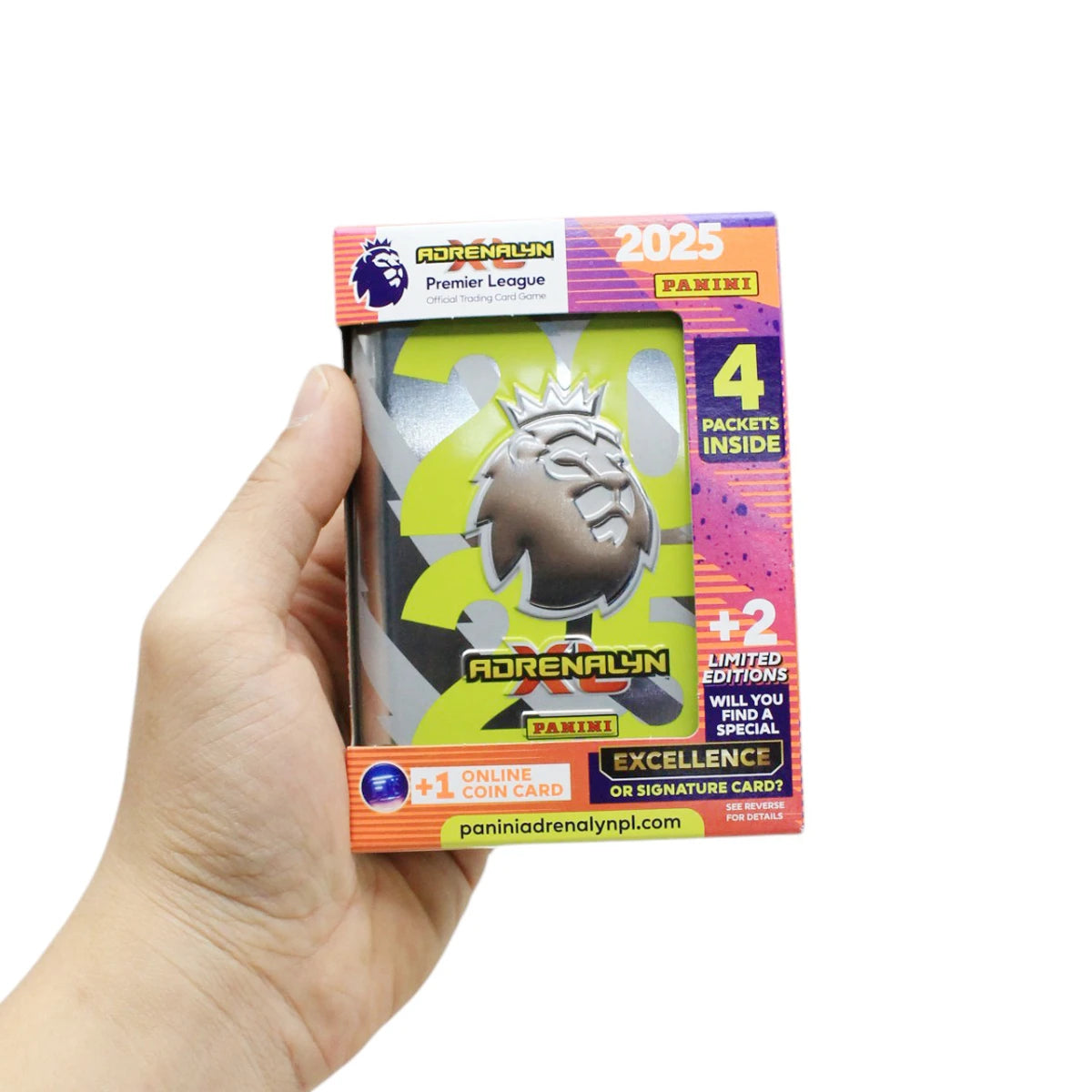 Premier League Adrenalyn 2025 Card Box - Hộp thẻ sưu tập bóng đá Ngoại hạng Anh - Panini