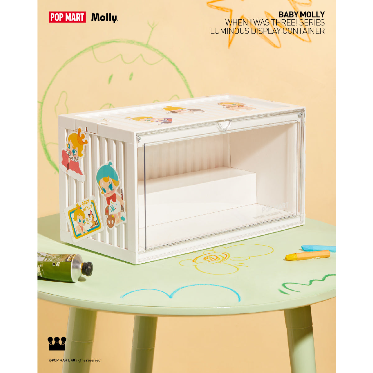 Baby Molly When I Was Three Display Case - Hộp trưng bày mô hình - POP MART