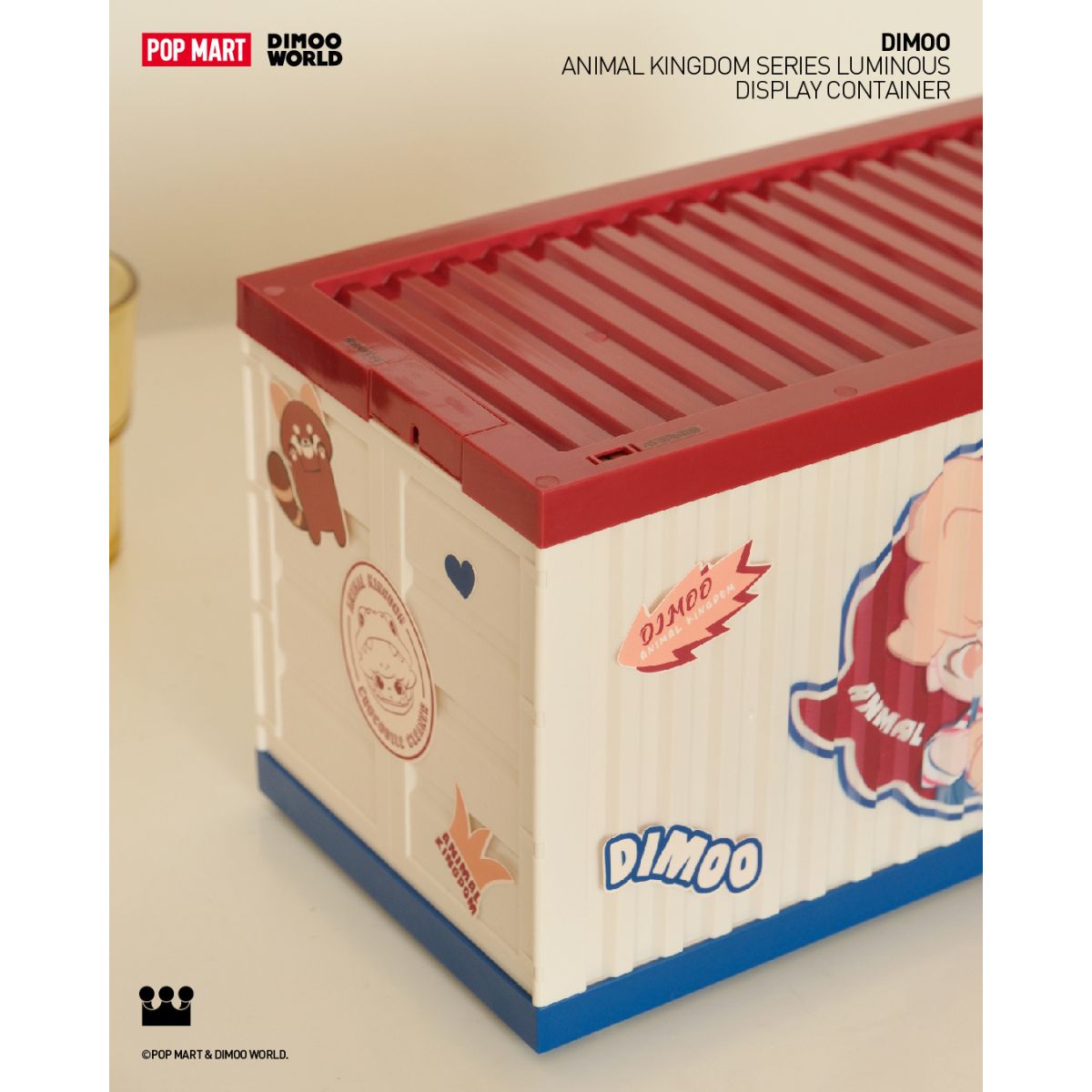Dimoo Animal Kingdom Luminous Display Box - Hộp trưng bày mô hình phát sáng - POP MART