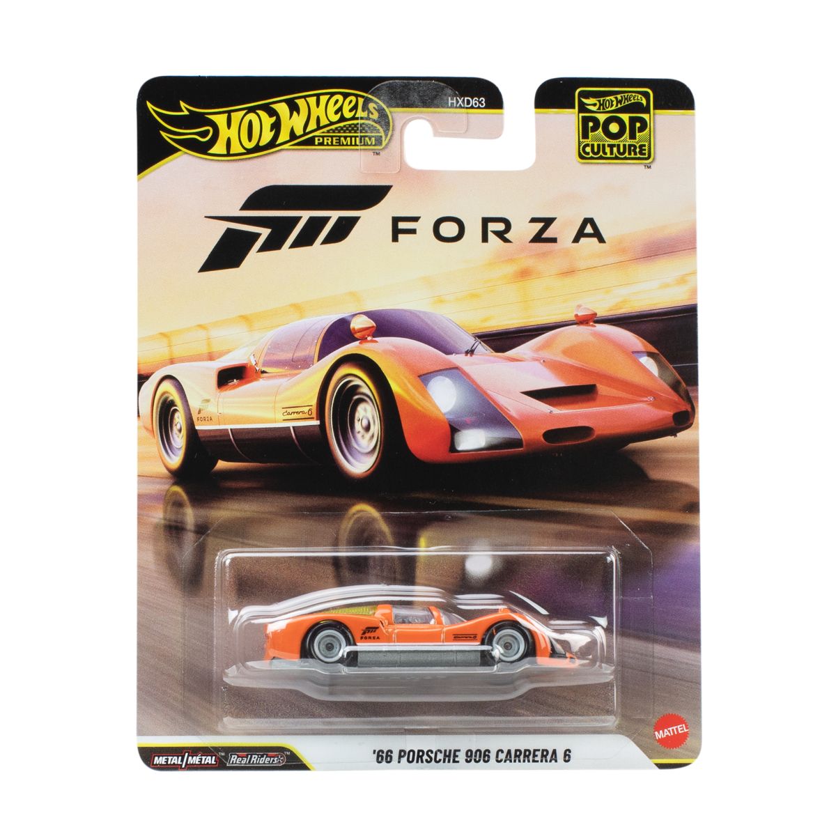 Đồ Chơi Siêu Xe Pop Culture 66 Porsche 906 Carrera 6 HOT WHEELS JHW97/HXD63