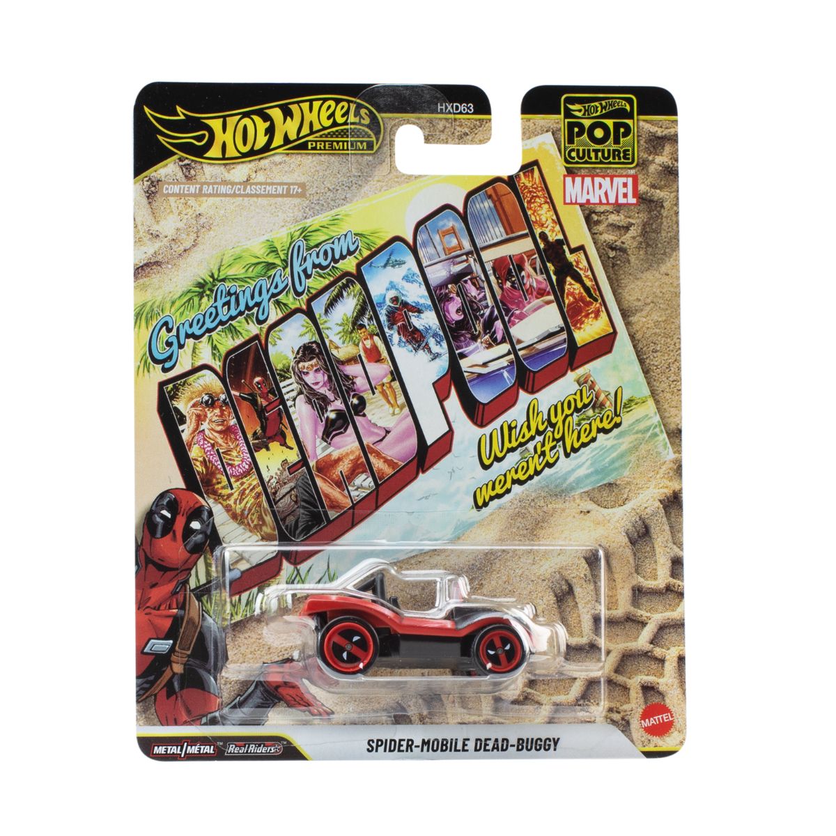 Đồ Chơi Siêu Xe Pop Culture Spider Mobile HOT WHEELS JHX06/HXD63