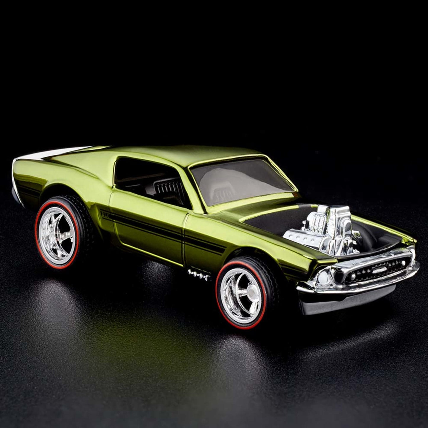 RLC Exclusive Mustang Boss Hoss - Xe Mô Hình Hot Wheels Cao Cấp Tỷ Lệ 1:64 - Hình ảnh chi tiết 2