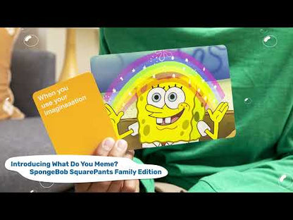 What Do You Meme?® SpongeBob Family Edition Card Game - Board Game Gia Đình Hài Hước Relatable