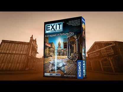 EXIT: The Kidnapped in Fortune City - Board Game Giải Đố Thoát Hiểm At-Home - Thames & Kosmos