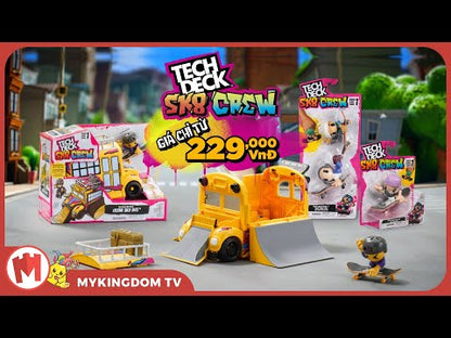 SK8 Tech Deck 6071034 Show Bus Playset - Bộ đồ chơi xe bus biểu diễn 2 trong 1 - Tech Deck