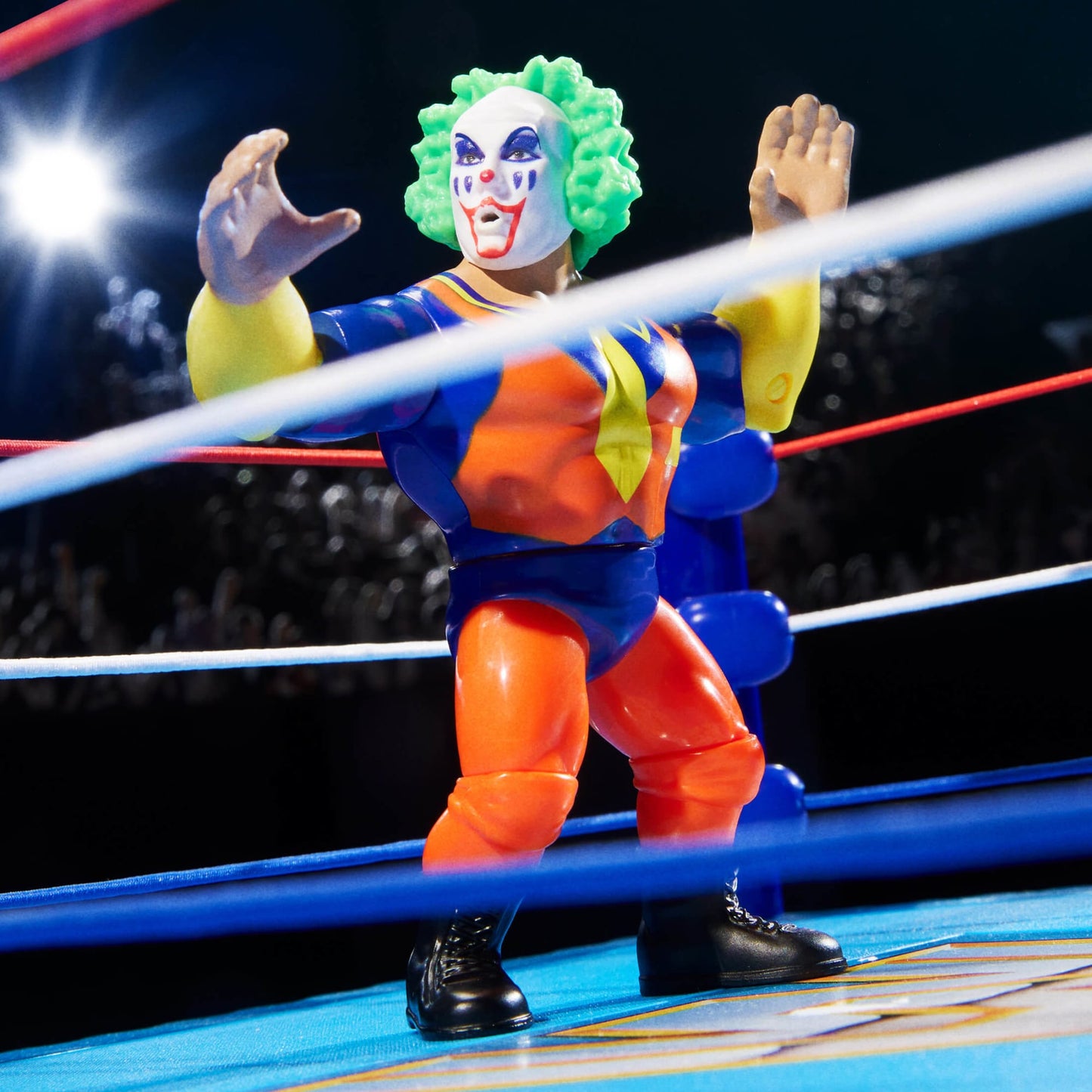 WWE Retro Action Figure 4-Pack Bundle - Bộ 4 Mô Hình Đồ Chơi Sưu Tầm - Mattel Creations - Hình ảnh chi tiết 2
